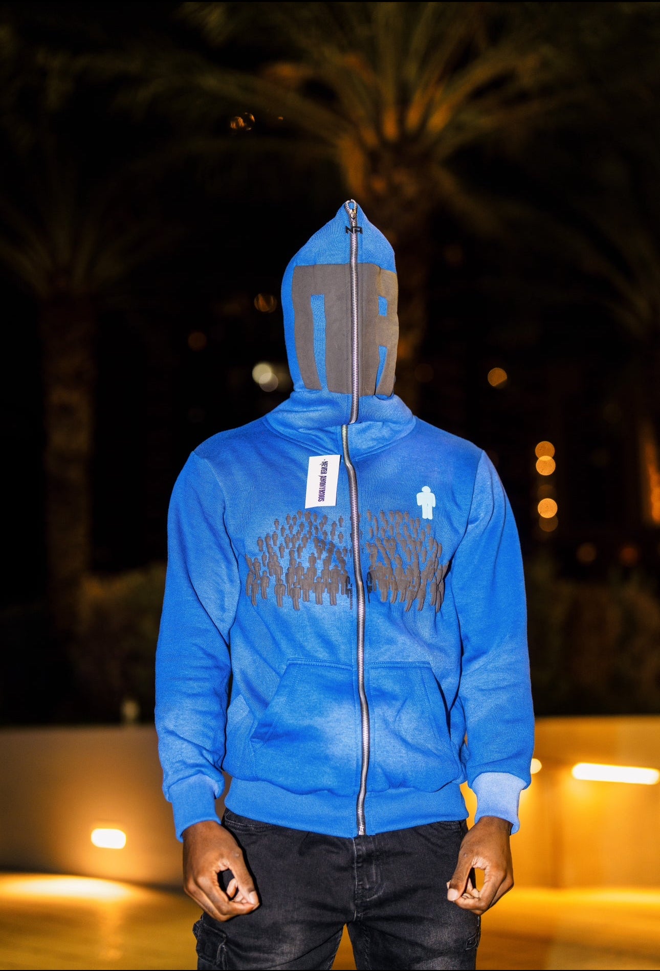 Never anonymous full zips (blue)